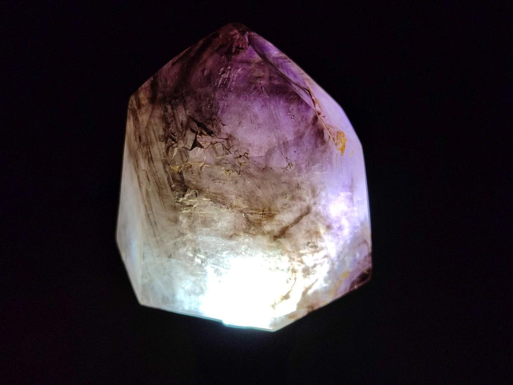 Polished Smokey Amethyst Window Display Crystal x 1 From Akansobe, Madagascar