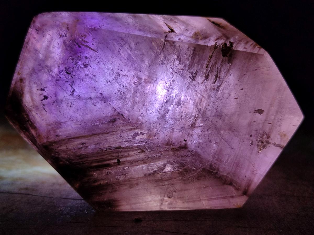 Polished Smokey Amethyst Window Display Crystal x 1 From Akansobe, Madagascar