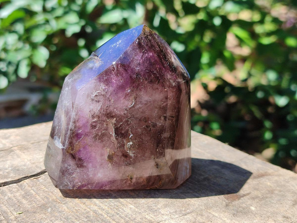 Polished Smokey Amethyst Window Display Crystal x 1 From Akansobe, Madagascar