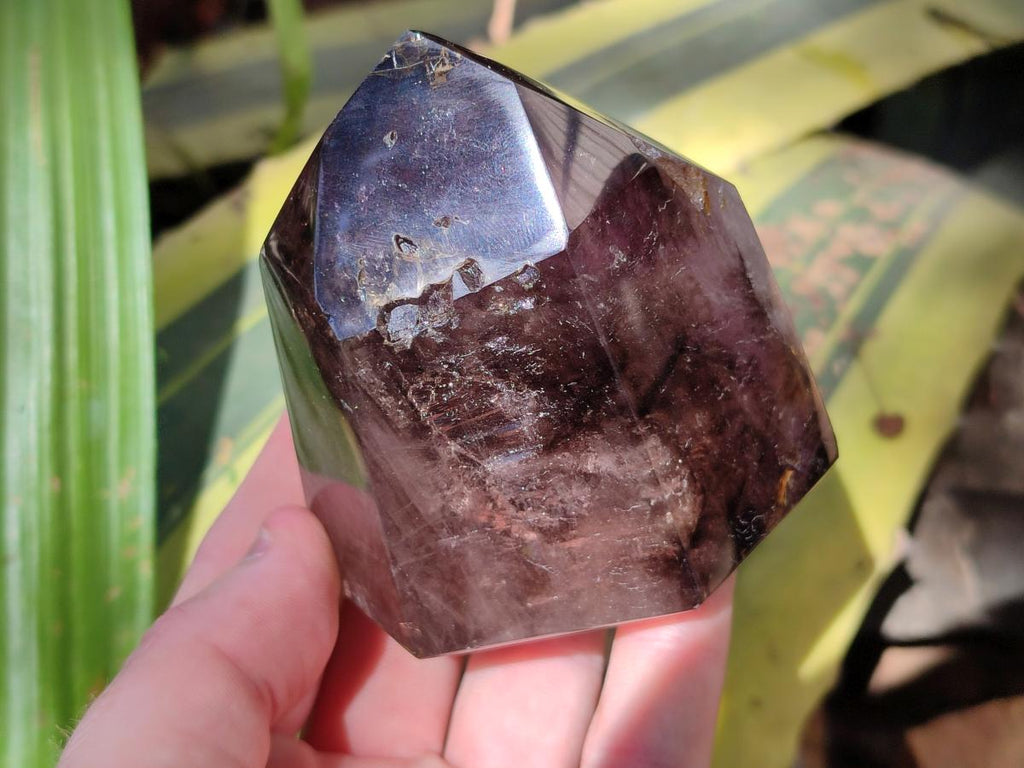 Polished Smokey Amethyst Window Display Crystal x 1 From Akansobe, Madagascar