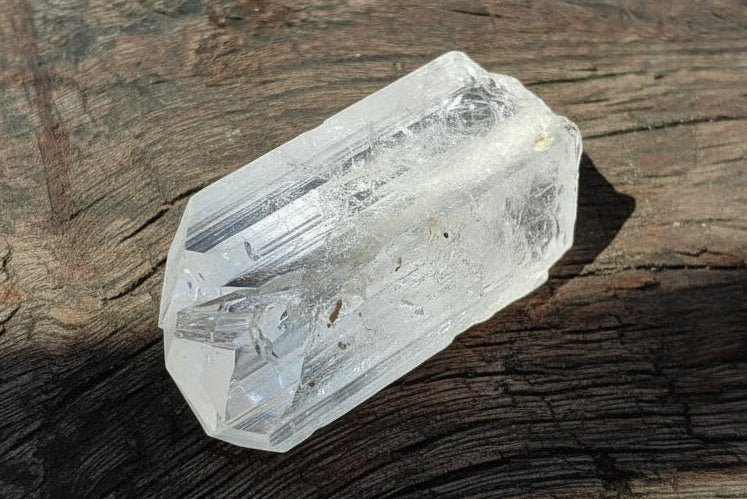 Natural Silver Topaz Twin Crystal x 1 From Spitzkop Namibia