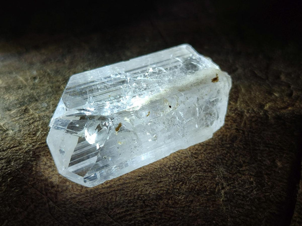 Natural Silver Topaz Twin Crystal x 1 From Spitzkop Namibia