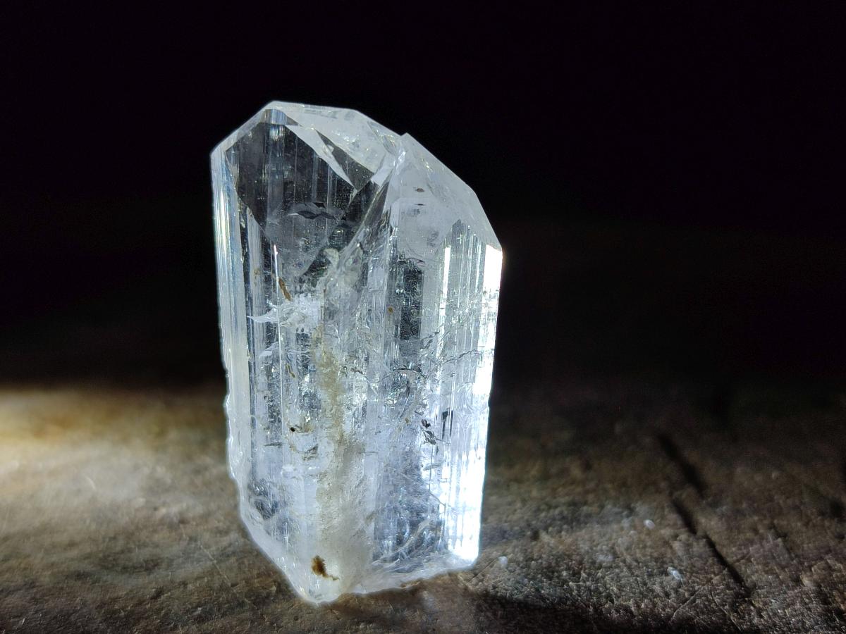 Natural Silver Topaz Twin Crystal x 1 From Spitzkop Namibia