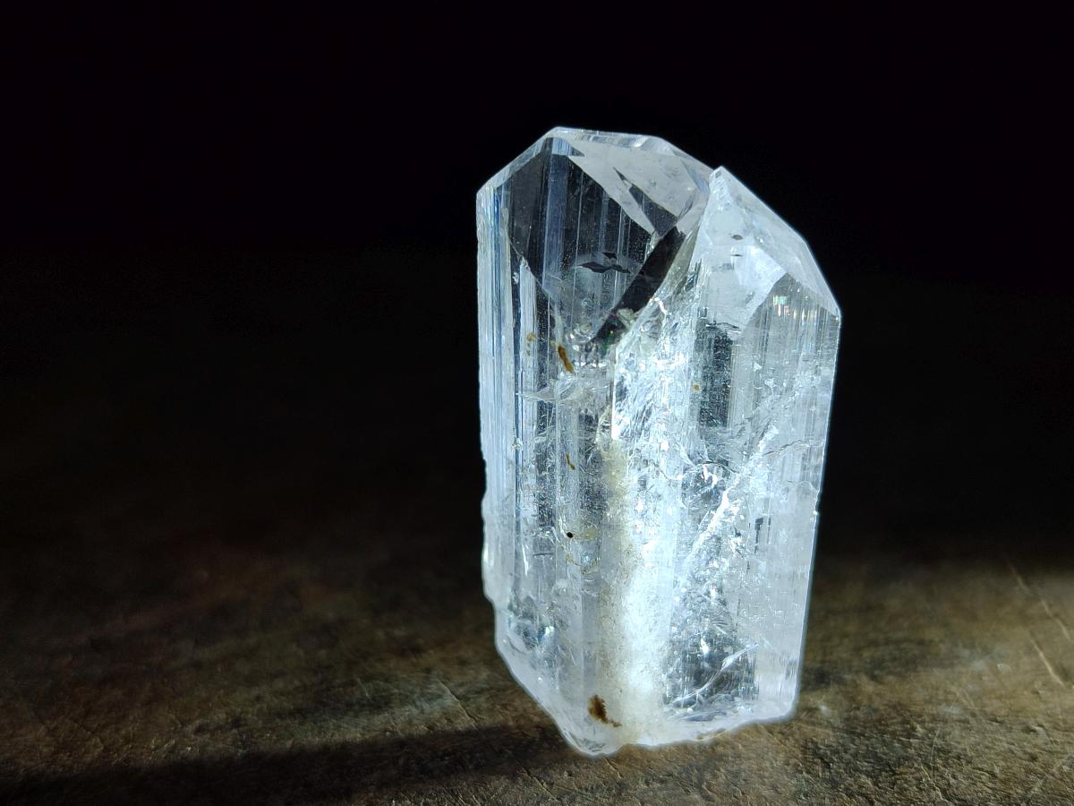 Natural Silver Topaz Twin Crystal x 1 From Spitzkop Namibia