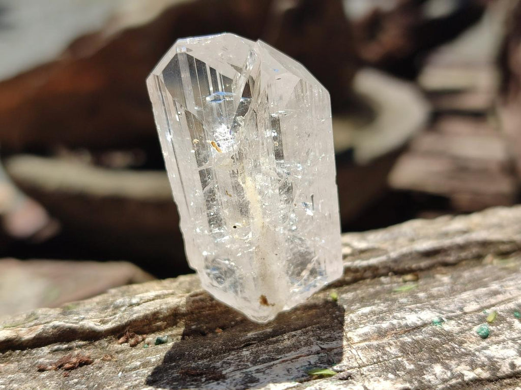 Natural Silver Topaz Twin Crystal x 1 From Spitzkop Namibia
