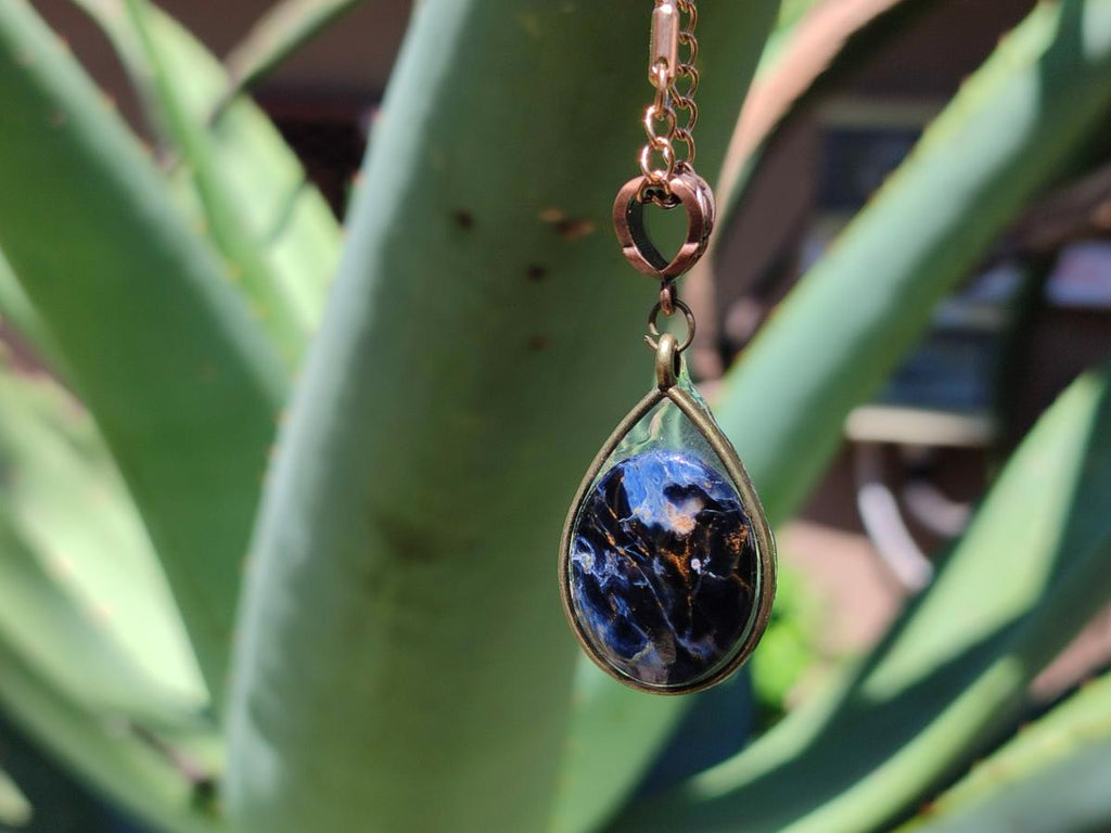 Handmade Pietersite Necklace x 1 From Outjo, Namibia