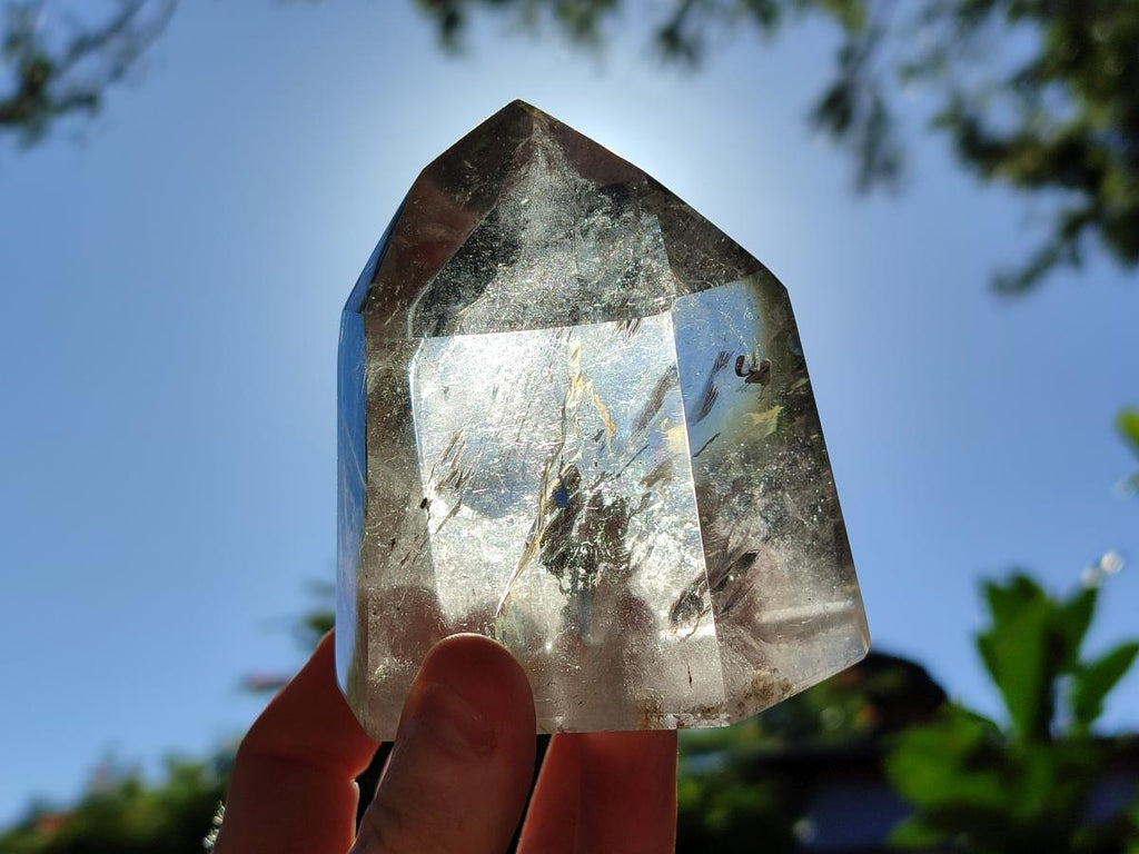 Polished Clear Quartz Crystal x 1 From Madagascar
