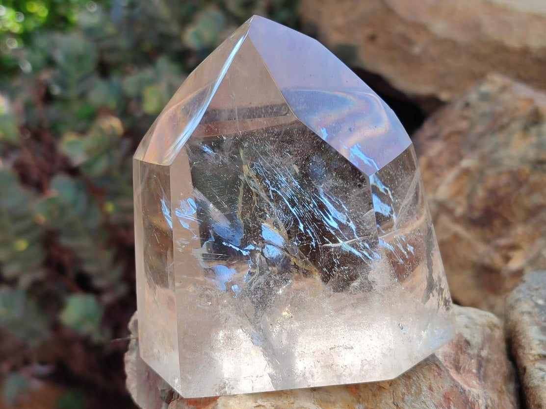 Polished Clear Quartz Crystal x 1 From Madagascar