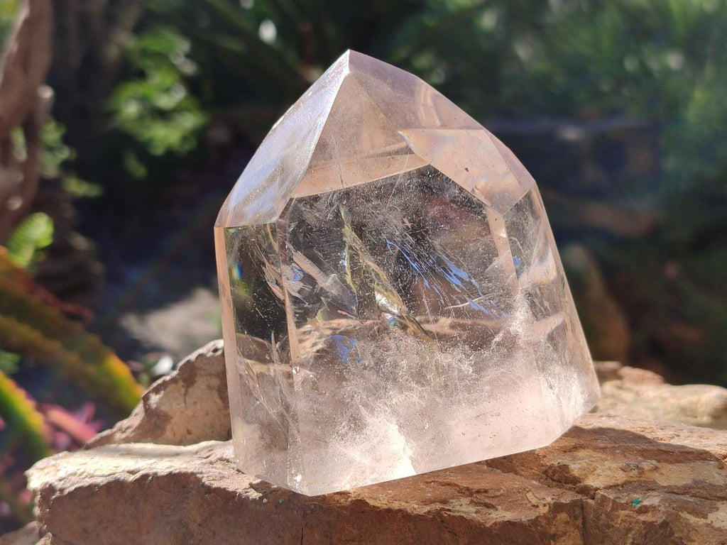 Polished Clear Quartz Crystal x 1 From Madagascar