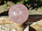 Polished Gemmy Star Rose Quartz Sphere x 1 From Ambatondrazaka, Madagascar