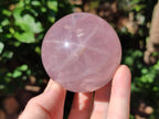 Polished Gemmy Star Rose Quartz Sphere x 1 From Ambatondrazaka, Madagascar