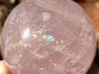 Polished Gemmy Star Rose Quartz Sphere x 1 From Ambatondrazaka, Madagascar