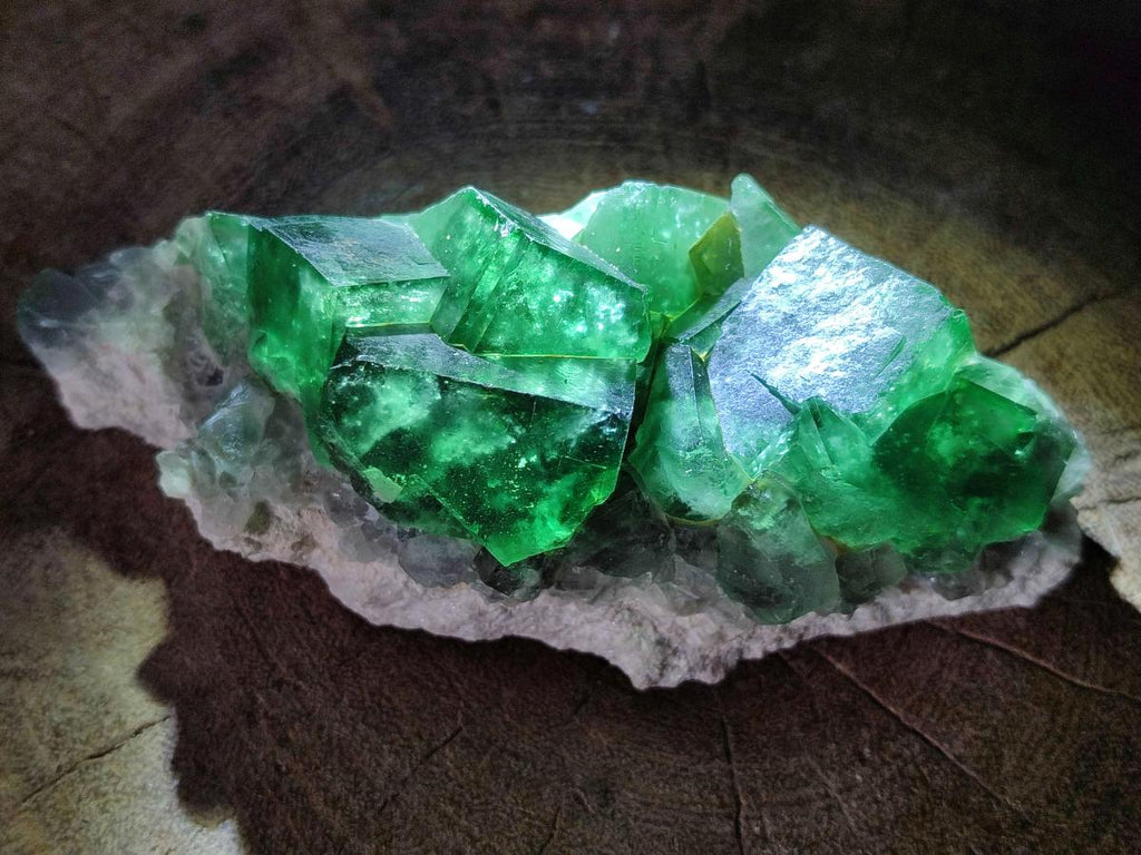 Natural Cubic Green Fluorite Specimen x 1 From Mandrosonoro Madagascar