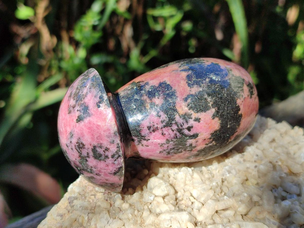 Polished Rhodonite Gemstone Mushroom x 1 From Madagascar