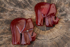Polished Carnelian Agate Elephant Fridge Magnet - Sold Per Item - From Madagascar