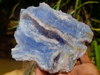 Natural Etched Blue Chalcedony Specimen x 1 From Nsanje, Malawi