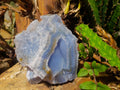 Natural Etched Blue Chalcedony Specimen x 1 From Nsanje, Malawi