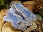 Natural Etched Blue Chalcedony Specimen x 1 From Nsanje, Malawi