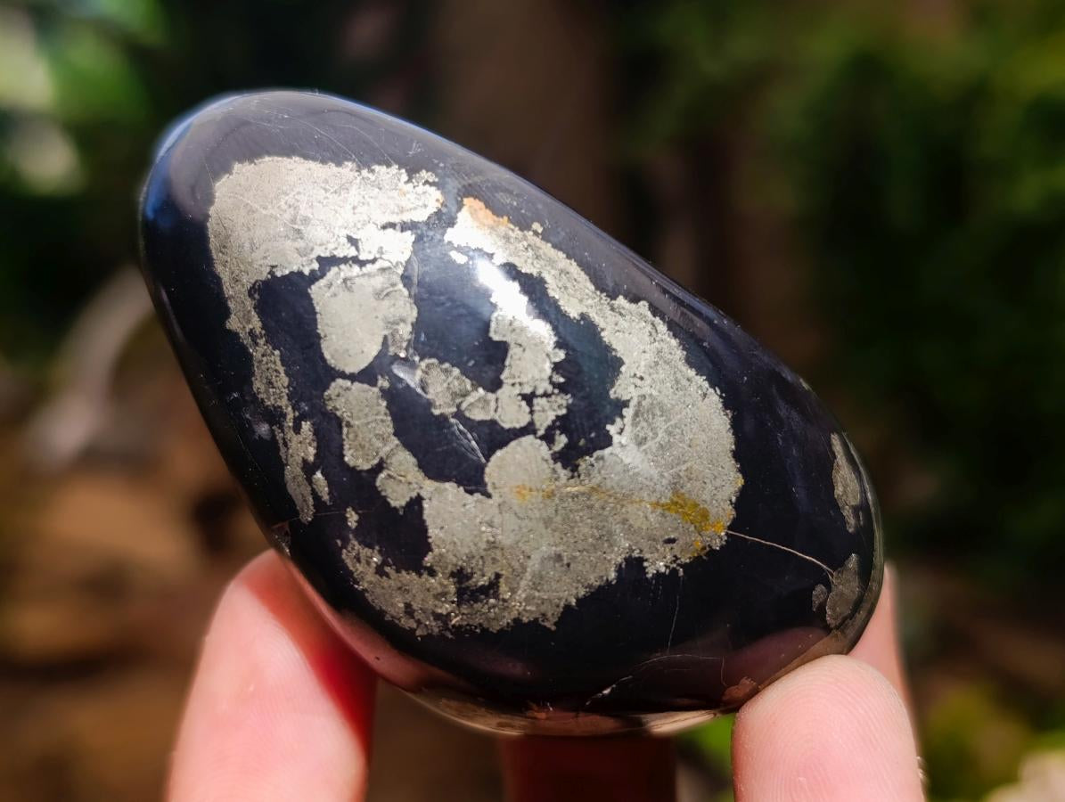Polished Pair of "Pharaoh Stone" Palm Stones x 1 From Iron Duke Mine, Zimbabwe