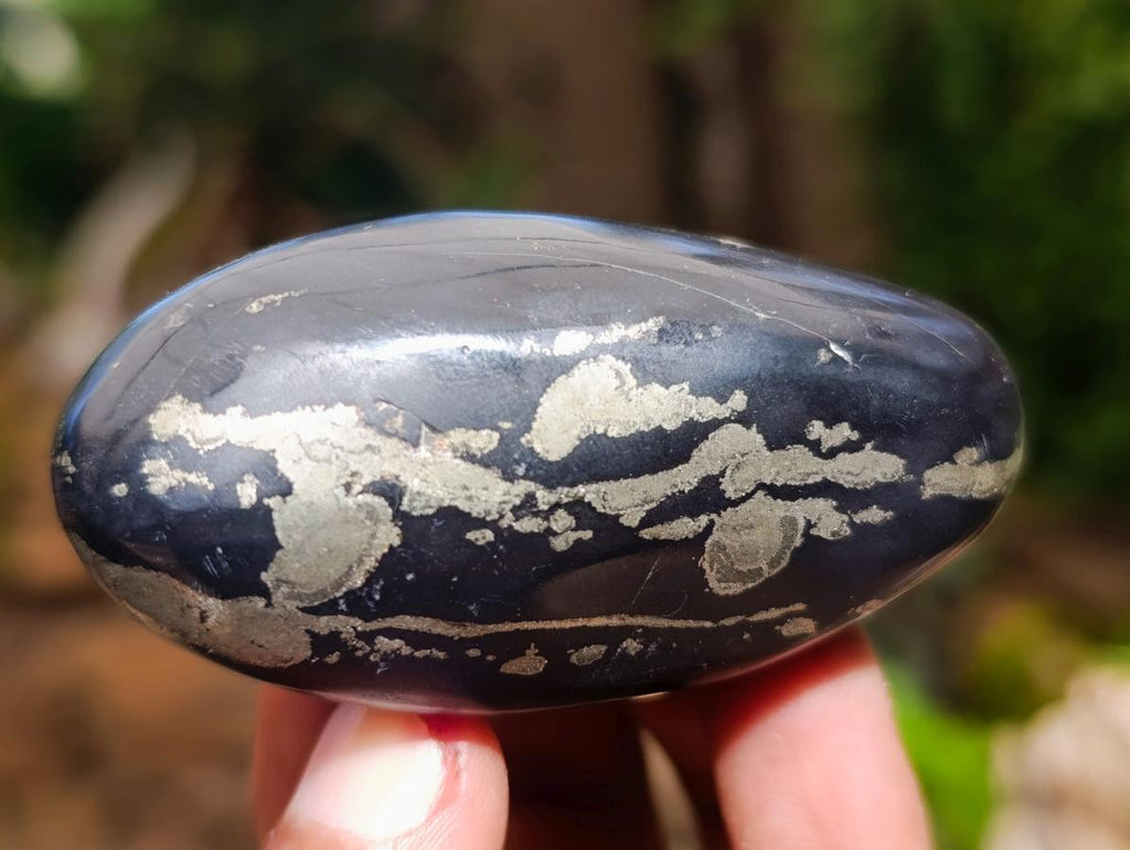 Polished Pair of "Pharaoh Stone" Palm Stones x 1 From Iron Duke Mine, Zimbabwe