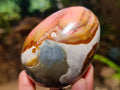 Polished Polychrome Jasper Egg x 1 From Madagascar
