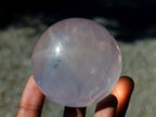 Polished Clear Gemmy Star Rose Quartz Sphere x 1 From Ambatondrazaka Madagascar