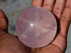 Polished Clear Gemmy Star Rose Quartz Sphere x 1 From Ambatondrazaka Madagascar