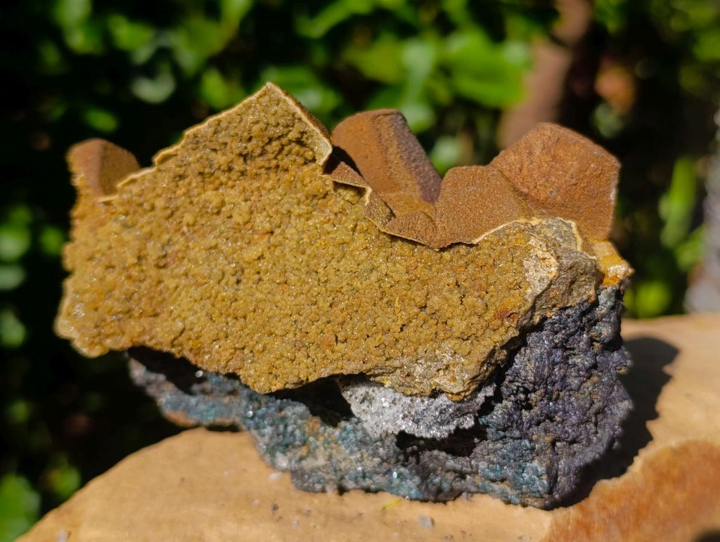 Natural Aggeneys Siderite Sphalerite Epimorph after Calcite Crystalline Specimen x 1 From Aggeneys South Africa
