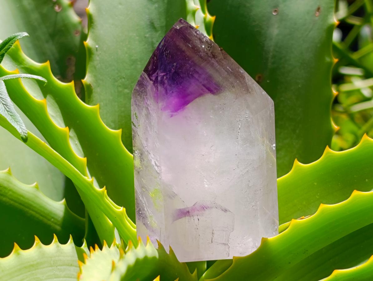 Polished Smokey Amethyst Phantom Crystal x 1 From Akansobe Madagascar