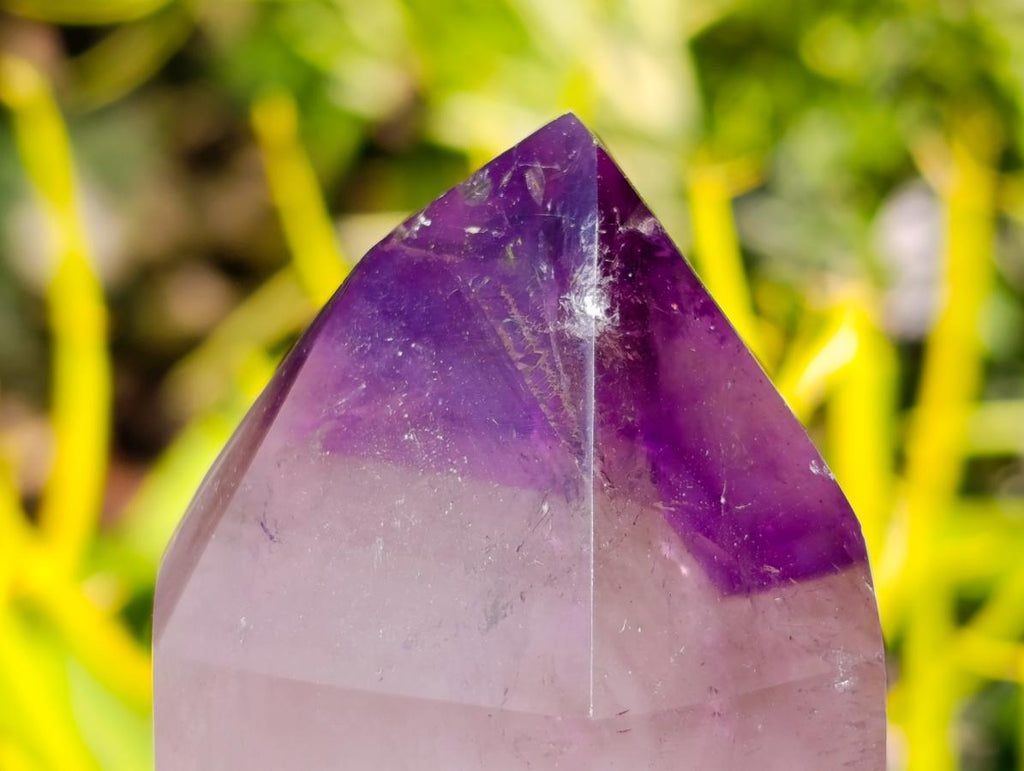 Polished Smokey Amethyst Phantom Crystal x 1 From Akansobe Madagascar
