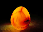 Polished Pair of His and Hers Carnelian Gemstone Eggs x 1 From Madagascar