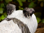 Hand Made Black Serpentine Panda Carving x 1 From Zimbabwe