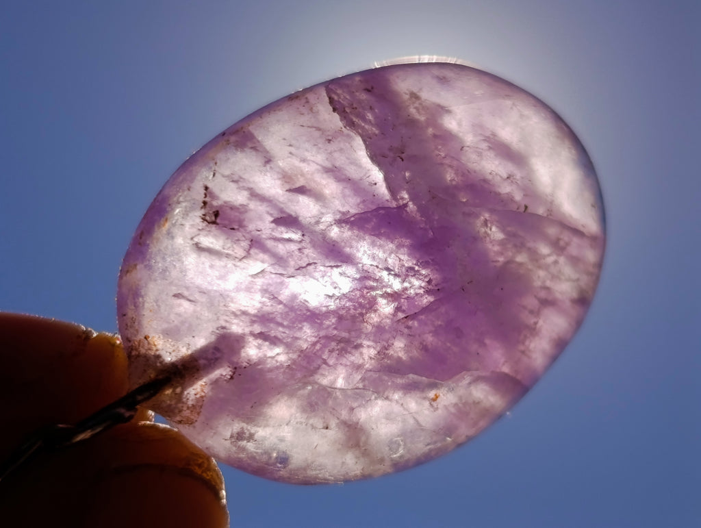 Hand Made Gemmy Amethyst Keyrings - Sold Per Piece - From Madagascar