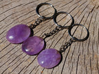Hand Made Gemmy Amethyst Keyrings - Sold Per Piece - From Madagascar