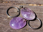 Hand Made Gemmy Amethyst Keyrings - Sold Per Piece - From Madagascar