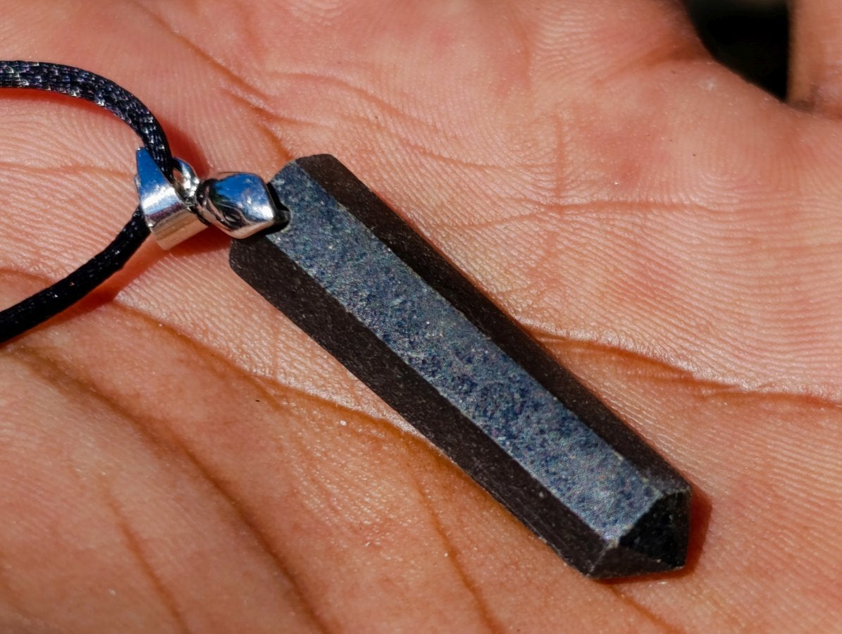 Hand Made Schorl Black Tourmaline Necklace - Sold Per Piece - From Madagascar