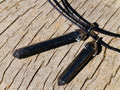 Hand Made Schorl Black Tourmaline Necklace - Sold Per Piece - From Madagascar