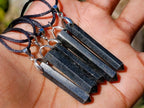 Hand Made Schorl Black Tourmaline Necklace - Sold Per Piece - From Madagascar