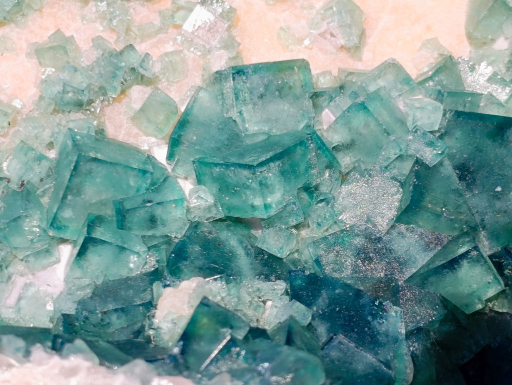 Natural Large Green Cubic Fluorite Specimen x 1 From Mandrosonoro, Madagascar
