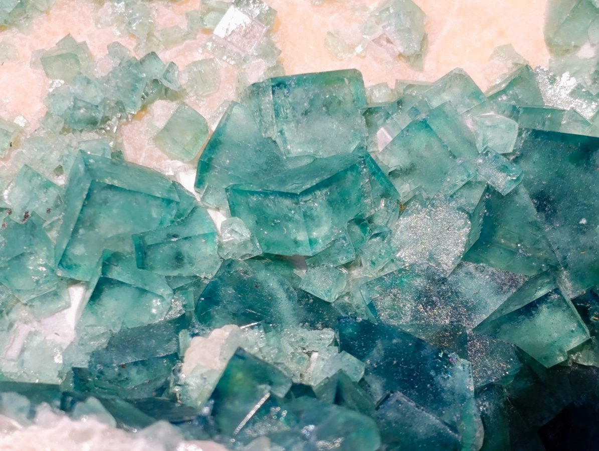Natural Large Green Cubic Fluorite Specimen x 1 From Mandrosonoro, Madagascar