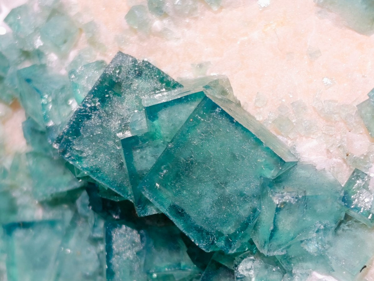 Natural Large Green Cubic Fluorite Specimen x 1 From Mandrosonoro, Madagascar