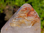 Polished Striated "Waterspear" Window Quartz Crystal x 1 From Akansobe, Madagascar