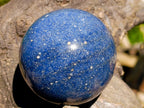 Polished Deep Blue Lazulite Gemstone Sphere x 1 From Madagascar