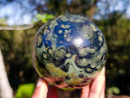 Polished Stromatolite Ring Patterned Sphere x 1 From Mahajanga, Madagascar