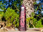 Polished Rhodonite Gemstone Display Crystal x 1 From Madagascar