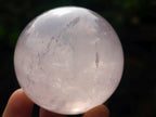 Polished Star Rose Quartz Sphere x 1 From Ambatondrazaka, Madagascar
