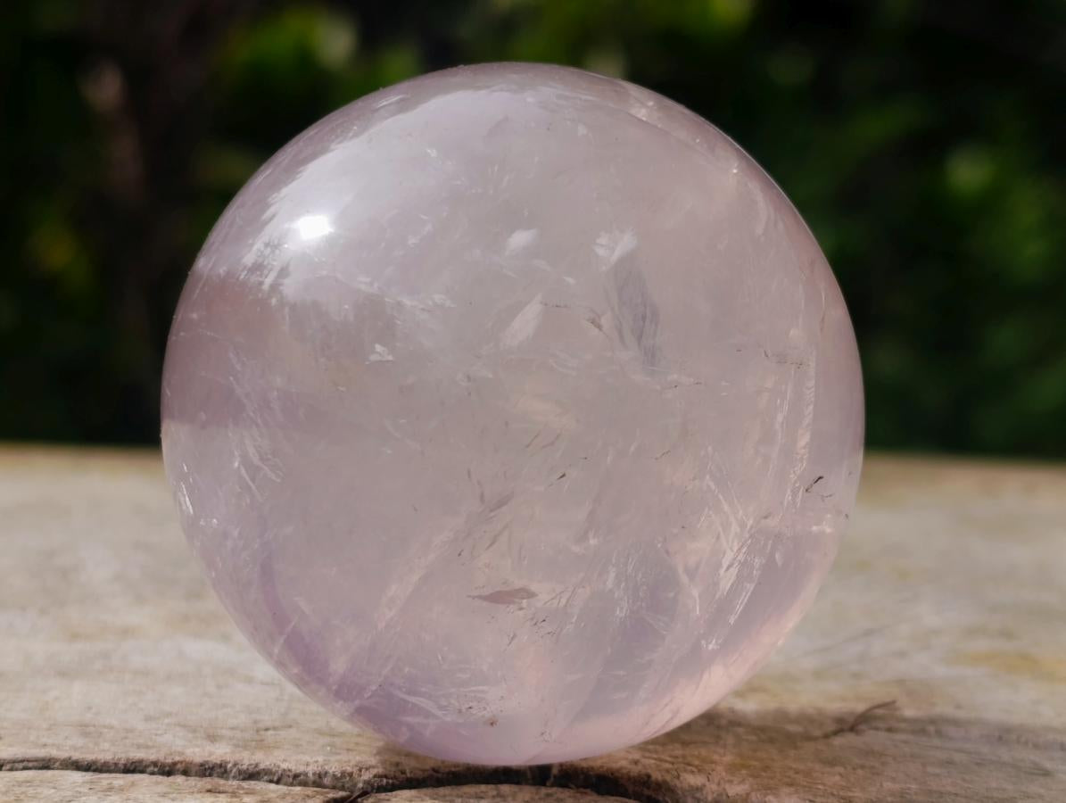 Polished Star Rose Quartz Sphere x 1 From Ambatondrazaka, Madagascar