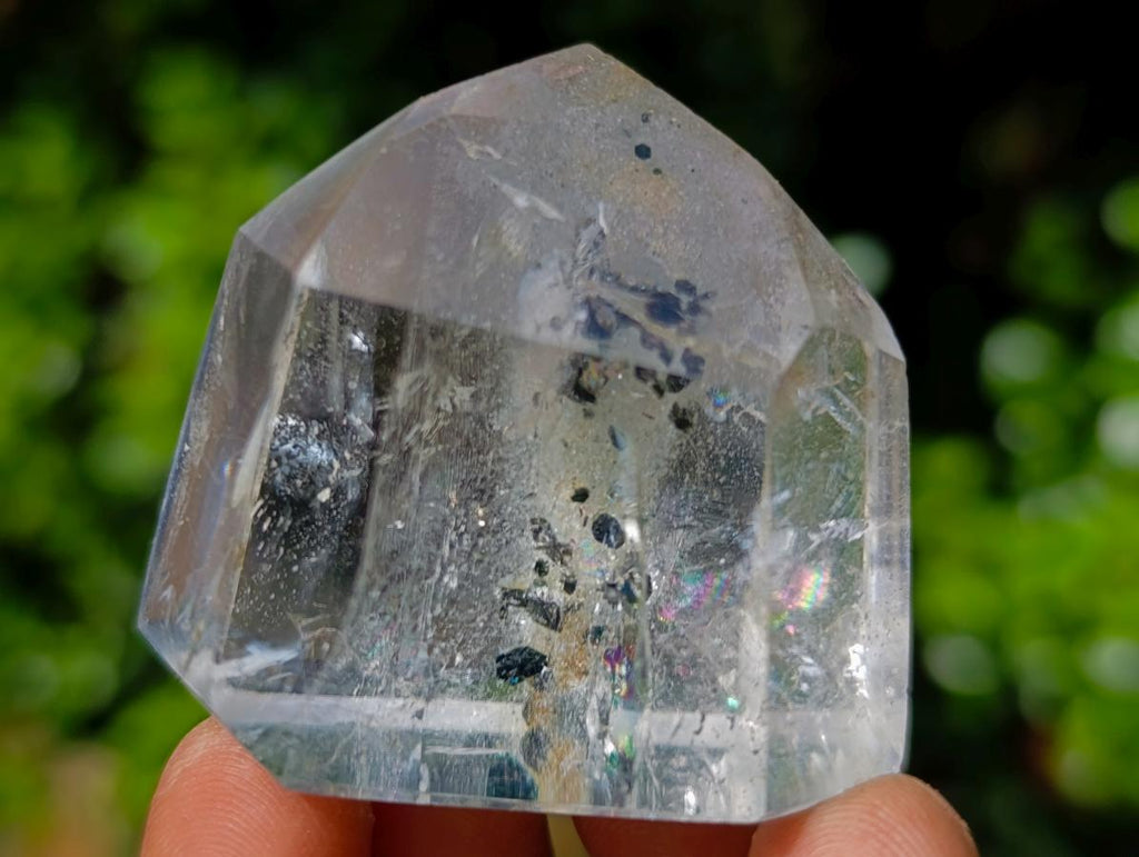 Polished Quartz Crystal with Inclusions x 1 From Madagascar