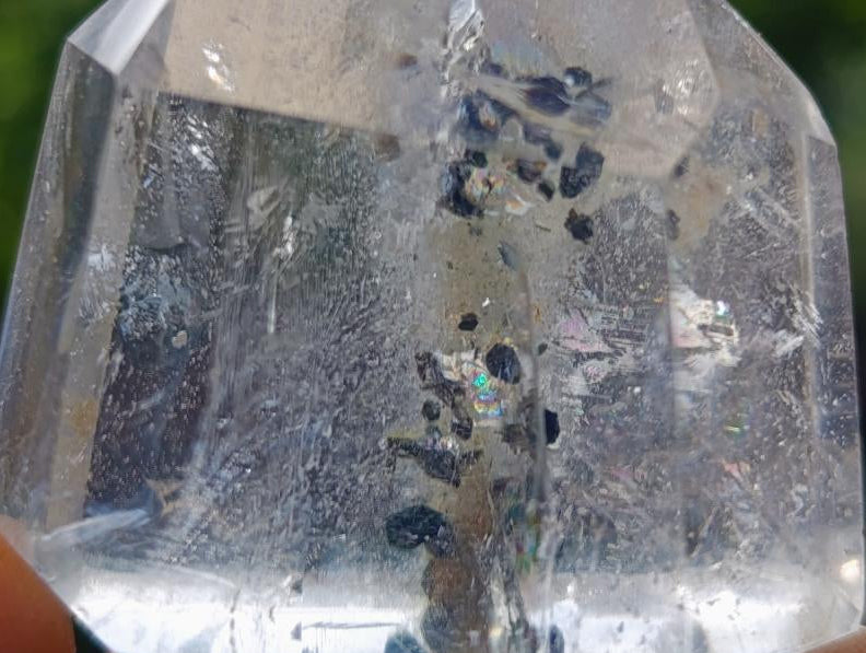 Polished Quartz Crystal with Inclusions x 1 From Madagascar