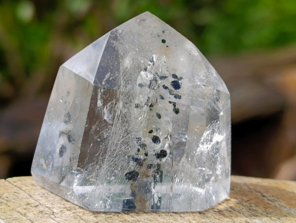 Polished Quartz Crystal with Inclusions x 1 From Madagascar